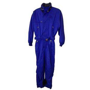 Kaelin Blue Entrant GII FullBody Ski Suit Mens Medium Insulated  VTG 80s NOS